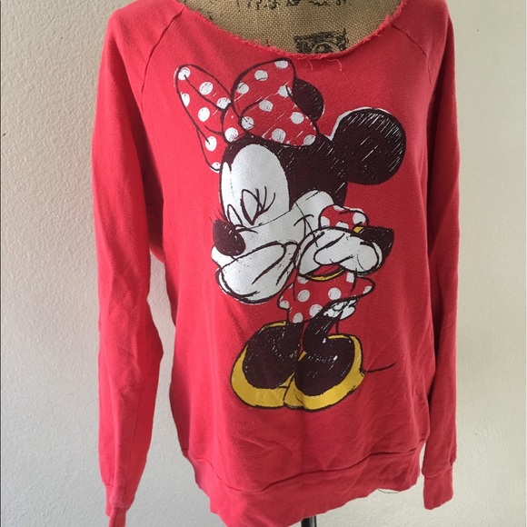 minnie mouse off the shoulder shirt